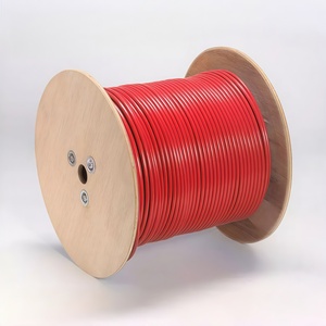 Câble d'alarme incendie blindé 4 conducteurs rouges 18 AWG à âme massive, gaine LSZH, conforme ROHS, bobine de 305 m pour systèmes d'alimentation industriels CC/CA - Product Image 4
