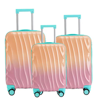 Valise à roulettes PC Premium Unisexe Finition Brillante Antivol avec Serrure à Code Portable pour Voyage et Vacances