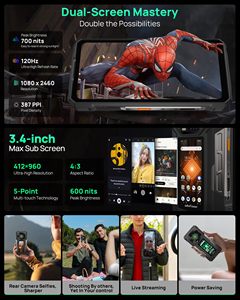 <span class=keywords><strong>Ulefone</strong></span> เกราะ33 <span class=keywords><strong>Pro</strong></span> 5G 25500mAh OCTA core <span class=keywords><strong>16</strong></span> + 512GB แอนดรอยด์14 GB Dual gsm/lte กล้องมองกลางคืนกันน้ำโทรศัพท์ที่ทนทาน - Product Image 3