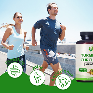 Prix de gros : Capsules de curcuma et de curcumine pour favoriser l'absorption intestinale et maintenir la santé osseuse, contenant de la poudre de curcuma - Product Image 4