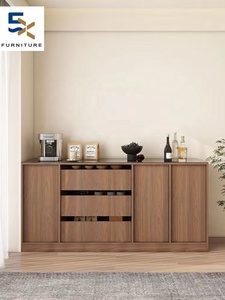 הבציר משולב ארון צד גבוה ארון צד גבוה משולב ארון יין להתאמה אישית עבור סלון/חדר אוכל/מטבח - Product Image 5