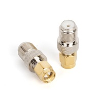 Adaptador BNC a SMA RF, Conector Coaxial Macho Hembra Recto de Latón, Convertidor para WiFi, Radioaficionados, CCTV, Equipos de Prueba y Sistemas