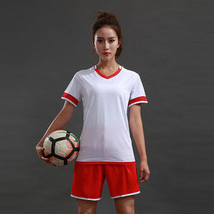 Damen Fußball Uniformen Survetement Fußball Trikot Blau und Weiß Trainings kleidung Kunden spezifische Frauen Fußball Uniformen - Product Image 3