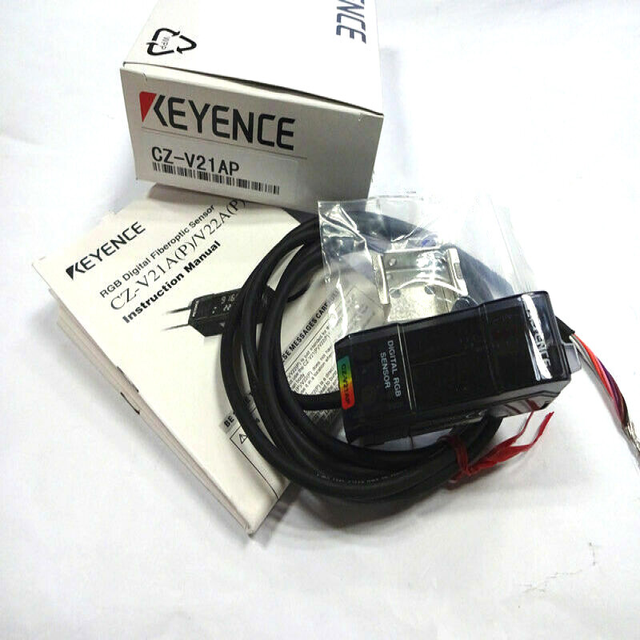 Cz-v21ap Fiber Color Mark Sensor Pnp Output New # New Original Industrial Automation Programmable Control Plc Systems