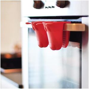 Maniques de cuisine en silicone non toxique, design amusant en forme de chien, maniques en silicone pour la cuisine, maniques de four en silicone anti-chaleur - Product Image 4