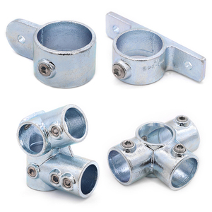 Dễ uốn sắt ống lắp kẹp lan can Kết Cấu Thép kết nối mạ kẽm gang mạ kẽm gang phụ kiện đường ống - Product Image 2