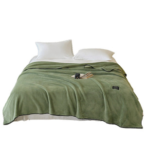 Couverture en polaire double face Today Sleeping Club, couleur unie, rectangulaire, pour usage domestique, lavable en machine - Product Image 5