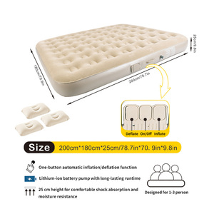 Matelas pneumatique très vendu avec pompe, gonflage et dégonflage automatiques, <span class=keywords><strong>lit</strong></span> pneumatique de camping, matelas <span class=keywords><strong>gonflable</strong></span> - Product Image 4