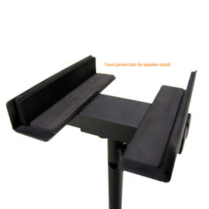 Soportes de Altavoz Ajustables en Altura de Alta Gama BS-310B-1 con Base, Rango de Altura de 72-124 cm, Capacidad de 8 kg, Construcción de Metal y Espuma - Product Image 4