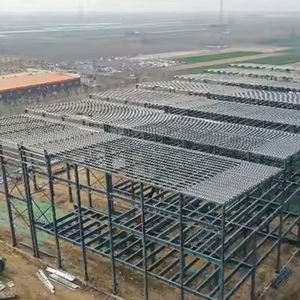 Structures préfabriquées origine chine taille personnalisée structure d'ombrage en acier module en fibre de verre maison entrepôt préfabriqué - Product Image 5