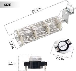 Mise à niveau du kit de thermostat Sikawai Elément chauffant du sèche-L248-80 pour les sèche-linge Whirlpool Magic Chef Modèle de pièce de rechange électrique - Product Image 2
