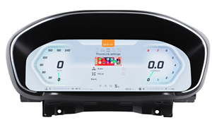 Tableau de bord numérique 12,3 pouces pour <span class=keywords><strong>Renault</strong></span> <span class=keywords><strong>Koleos</strong></span> 2016-<span class=keywords><strong>2023</strong></span>, écran LCD, cockpit - Product Image 6