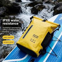 Sac étanche 25L - Sacs flottants et légers pour le kayak, la navigation de plaisance, la pêche, le paddle board, le camping, la randonnée