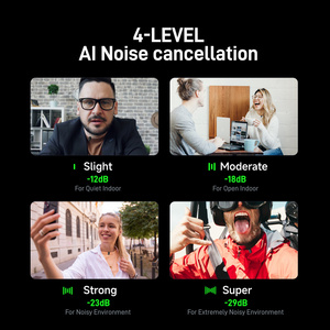 MAONO T1 미니 무선 라펠 마이크 노이즈 캔슬링 오디오 비디오 녹음 마이크 자동 클리핑 기능 볼 게이밍 재고 - Product Image 4