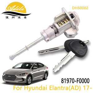 Adili Door Handle <b>Lock</b> Cylinder DHS0002 Zinc Alloy 2 <b>Keys</b> Grey - Product Image 3