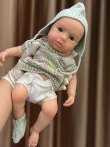 Muñecas Bebé Reborn Realistas - Muñeca Bebé <span class=keywords><strong>de</strong></span> 13 Pulgadas Hecha a Mano con Cuerpo Suave <span class=keywords><strong>de</strong></span> Tela y Silicona, con Juguete y Caja <span class=keywords><strong>de</strong></span> Regalo - Product Image 3