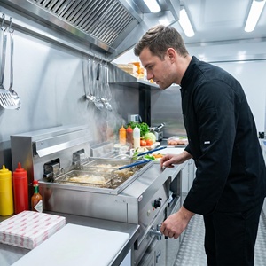 <span class=keywords><strong>Friteuse</strong></span> électrique professionnelle en acier inoxydable OUTE OT-28-BB 9kW 380V Multi-prises (US/UK/EU) - Product Image 5
