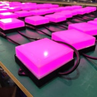 Lumière ponctuelle LED de Noël de haute qualité, carrée, 100 mm, 4,32 W, étanche IP65, pour extérieur, paysage, bâtiment, pont, façade, DMX512, DC24V