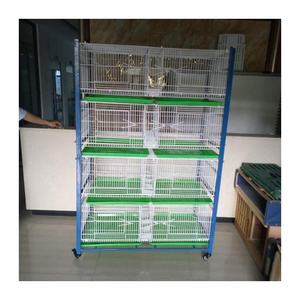 4 seviyeleri büyük kapalı Metal paslanmaz açı çelik güvercin kuş cins Offspring ev kafesi, güvercin üreme kafesi güvercin kuş için - Product Image 4