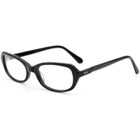 Monture de lunettes optiques Elan Optical YB6617, style rétro œil de chat ovale, unisexe, en acétate, sans peinture, vente flash, directement de l'usine