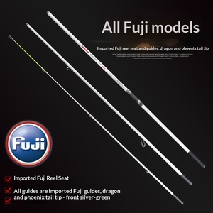 Caña de <span class=keywords><strong>Surfcasting</strong></span> de 4.2m/4.5m de Fibra de Carbono con Anillas Fuji para Pesca de Pescada en Competición, Equipo de Fondo de Alta Resistencia - Product Image 2