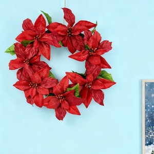 Une <span class=keywords><strong>couronne</strong></span> écologique faite <span class=keywords><strong>de</strong></span> matériaux naturels peut être utilisée pour les fêtes, les festivals et les décorations <span class=keywords><strong>de</strong></span> Noël. - Product Image 2