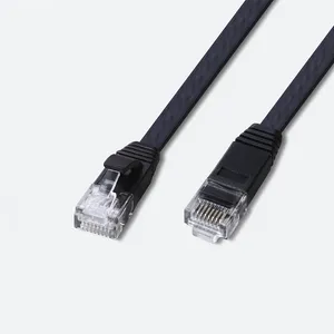 Custom Cat6 Ethernet Patch cavi Internet e Computer con RJ45 connettori cavi piatti Ethernet per LANs