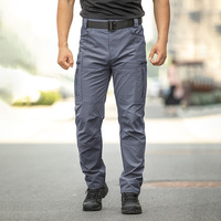 Pantalon tactique Consul pour homme, coupe slim, style militaire, pantalon d'entraînement en polyester, imperméable, durable, multi-poches