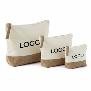 Borsa da Toilette Multifunzionale in Tela con Logo Personalizzato, Elegante Borsa Portacosmetici da Donna con <span class=keywords><strong>Cerniera</strong></span> - Product Image 3