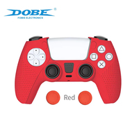 Casing silikon Anti selip TP5-0559 untuk Joystick PS5 2 pegangan jempol casing sampul kulit pelindung lunak untuk pengontrol PS5 DOBE