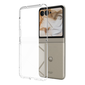 Pour Motorola Razr 2024/2025/Razr 60 Étui transparent Anti-rayures Antichoc Plaque arrière avec protection anti-jaunissement - Product Image 1