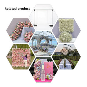 Söz düğün çiçek koşucu düğün arka plan dekorasyon yapay çiçek koşucu - Product Image 2