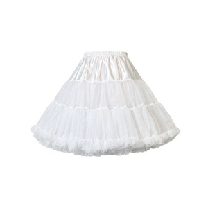 <span class=keywords><strong>Jupon</strong></span> intérieur pour fille, style Lolita princesse bouffante, en gaze à volants, modal doux sans armature, effet jupe nuage - Product Image 1
