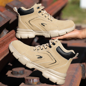 Zapatos <span class=keywords><strong>de</strong></span> Trabajo <span class=keywords><strong>de</strong></span> Media Caña para Hombre, Suela <span class=keywords><strong>de</strong></span> EVA, Zapatos Ejecutivos, Ligeros, Antideslizantes y Seguros para Cocina - Product Image 1