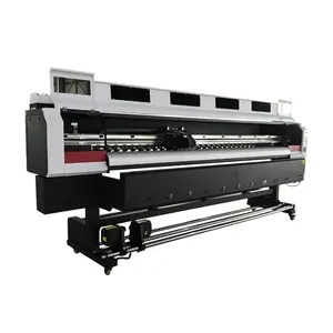 Roll to roll eco solvent printer large format 3200mm inkjet machine with i1600 head display