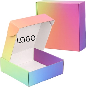 Caja de Cartón Corrugado para Envíos, con Logotipo Personalizado en Relieve, Reciclada, Ecológica, de Alta Calidad, Colorida, con Cierre Magnético, Impresión UV a Cuatro Colores - Product Image 1