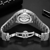 Reloj de Pulsera de Cuarzo Mecánico Deportivo, Casual y de Negocios para Hombre, de Alta Calidad, Luminoso, Cronógrafo, Calendario, Resistente al Agua