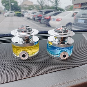 <strong>Car</strong> Interior Accessories Natural Liquid Air Freshener Clock Perfume Fragrance <strong>Holder</strong> Ambient Lighting <strong>Car</strong> Perfume <strong>Diffuser</strong> - Product Image 1