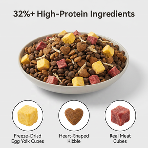 Fabricant d'aliments secs <span class=keywords><strong>pour</strong></span> animaux de compagnie avec support OEM/ODM, faible MOQ (1 tonne), livraison rapide en 15 jours, conception gratuite, certifié FDA, aliments riches en protéines <span class=keywords><strong>pour</strong></span> chiens et chats - Product Image 2
