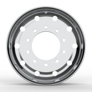 Vente en gros personnalisé de bonne qualité 22.5*12.25 Dht112-02 Monobloc Convexe Flat Face Truck Wheels New Aluminium - Product Image 2