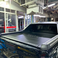 BESTWYLL Factory Aluminium Pickup Lockable Retractable Truck Tonneau Cover Hard Hilux Travo 2026 Bed Cover F172