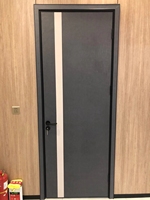 Protection d'angle anti-collision de style moderne pour portes intérieures en bois, surface finie, largement utilisée dans les chambres et les écoles