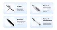 Appareil de cryo-hydrodermabrasion 5 en 1, jet d'oxygène, peeling facile, machine de microdermabrasion