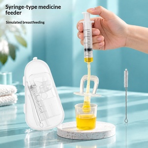 Sucette à médicament en gel de silice pour nouveau-nés (0-12 mois) - Ensemble de médicaments de type seringue à pression non-criante 8065 - Product Image 2