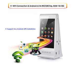 FYD-868SD Nhà Hàng Không Dây Dịch Vụ Khách Hàng Gọi Điện Thoại Hệ Thống Bảng <span class=keywords><strong>LCD</strong></span> Menu Board Kỹ Thuật Số Menu Quảng Cáo Hiển Thị Máy Nghe Nhạc - Product Image 2