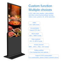 Kiosque d'affichage numérique Android 11 Wi-Fi 49/55 pouces avec carte SIM, moniteur ultra-large pour affichage numérique en public intérieur, vidéo pour magasin