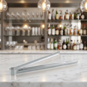 Stainless Steel Ice Tongs <b>Bar</b> <b>Tools</b> Minimalist Reusable Handle For <b>Bar</b> Use - Product Image 4