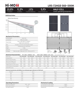 Módulo Solar Longi Tipo N HPDC Hi Mo 7 LR5-72HGD Bifacial 580/585/590W - Product Image 6