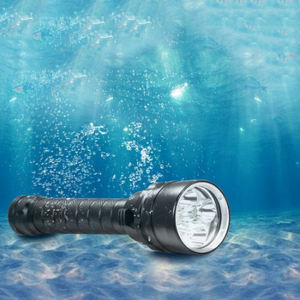 Lanterna Subaquática Potente de 10000 Lúmens L2 LED para Profundidade de 80 Metros, a Lanterna de Mergulho Mais Poderosa - Product Image 1