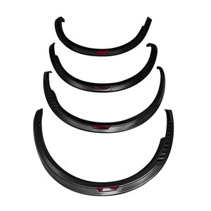 Custom Fender Flares ABS <b>Plastic</b> Black Color Slim Style <b>Wheel</b> Fender for TOYOTA / NISSAN / ISUZU - Product Image 1